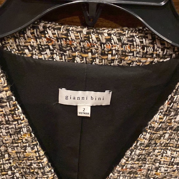 NWOT Gianni Bini Size 2 Tweed Dresd - Picture 5 of 6